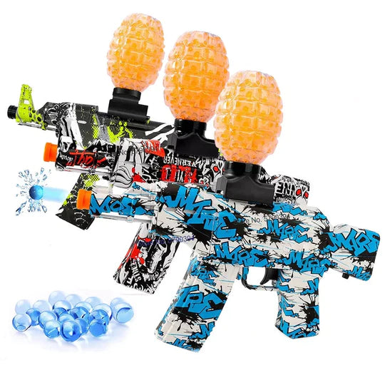 AK47 DE JUGUETE CON BALINES HIDROGEL